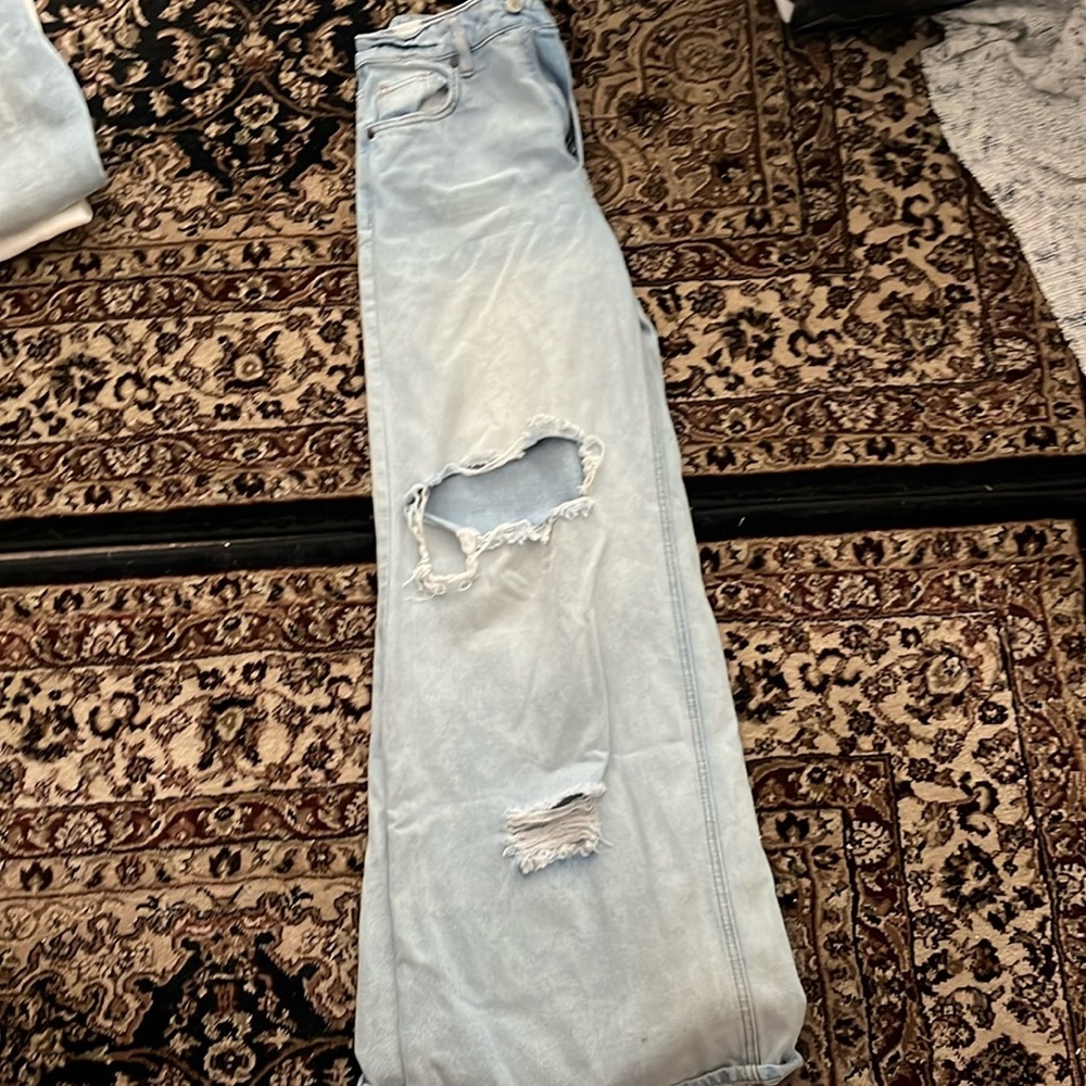 Almost famous very baggy ripped jeans